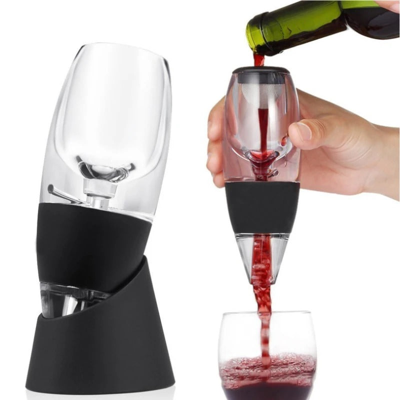 Magic Decanter Luxe  Aérateur de vin avec support