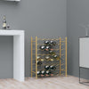 range bouteille ondule dore 48x