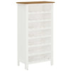 meuble range bouteille bois blanc