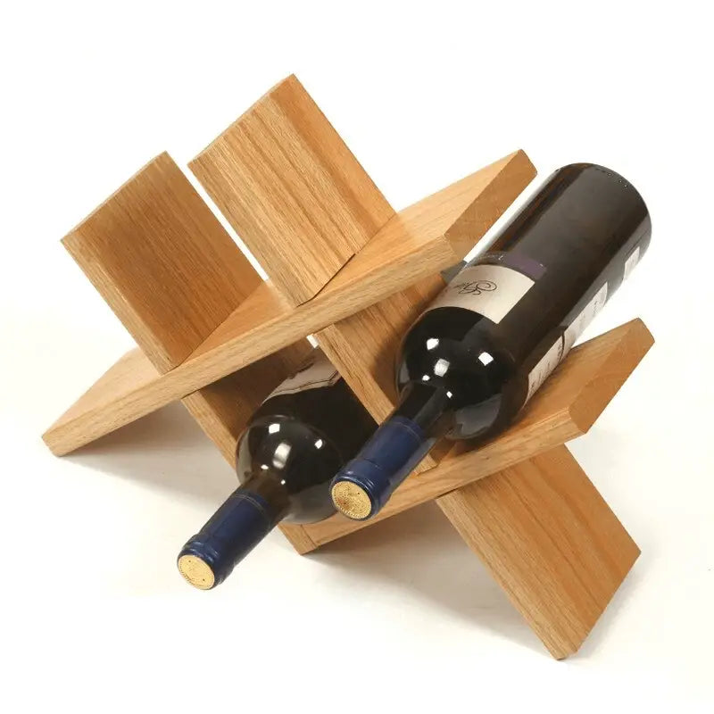 SOLTAKO Porte-bouteille De Vin En Bois D'olivier Exclusif, Porte