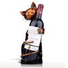 porte bouteille chat metal