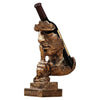 support de bouteille de vin design