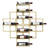porte bouteille de vin mural design