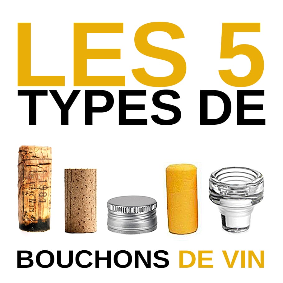 Les 5 Types De Bouchons De Vin