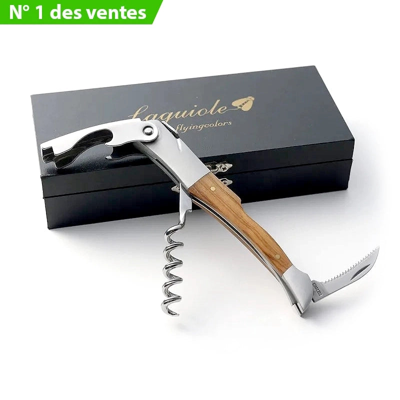 Tire-bouchon Pneumatique 4 En 1 Doré - Avec Pompe à Air, Décapsuleur Et Aérateur De Vin, Fonctionnement Facile Et Rapide