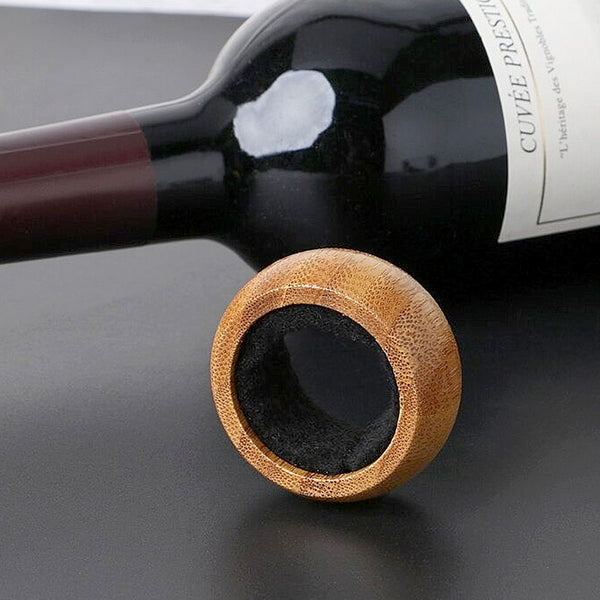 9 pièces colliers de bouteille de vin anneaux d'égouttement de vin en acier  inoxydable anneaux de bouteille anti-goutte 