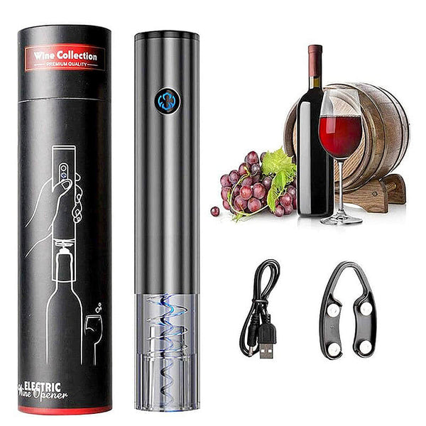 Ouvre-bouteille électrique, tire-bouchon rechargeable avec ligne de Ouvre-bouteille électrique, tire-bouchon rechargeable avec ligne de