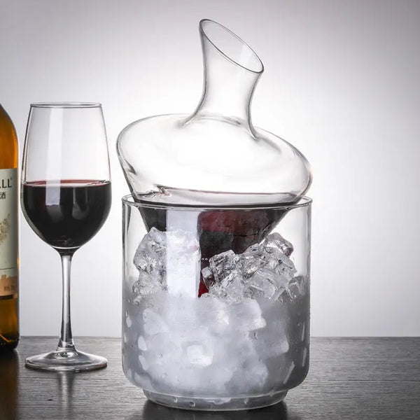 Décanteur de vin design Icy