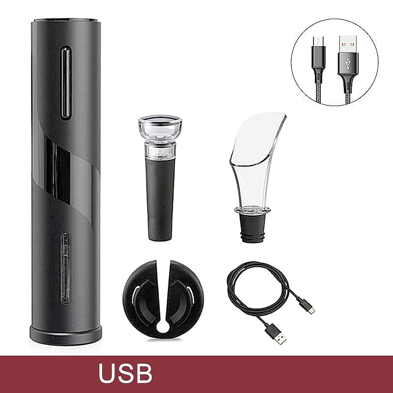 Ouvre-bouteille électrique rechargeable Coffret cadeau Ouvre